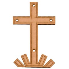 CRUCIFIXO GRAVADO 17x26 (Mod. 7) 